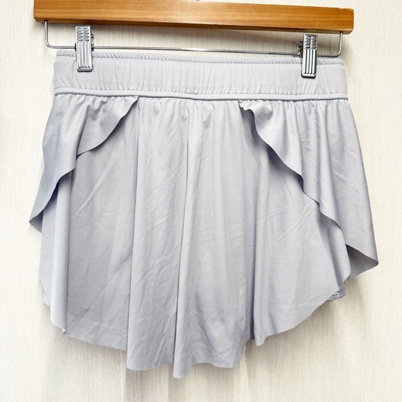 NWOT Zenana Gray Ruffle Tennis Skirt, Size Small - Picture 5 of 10